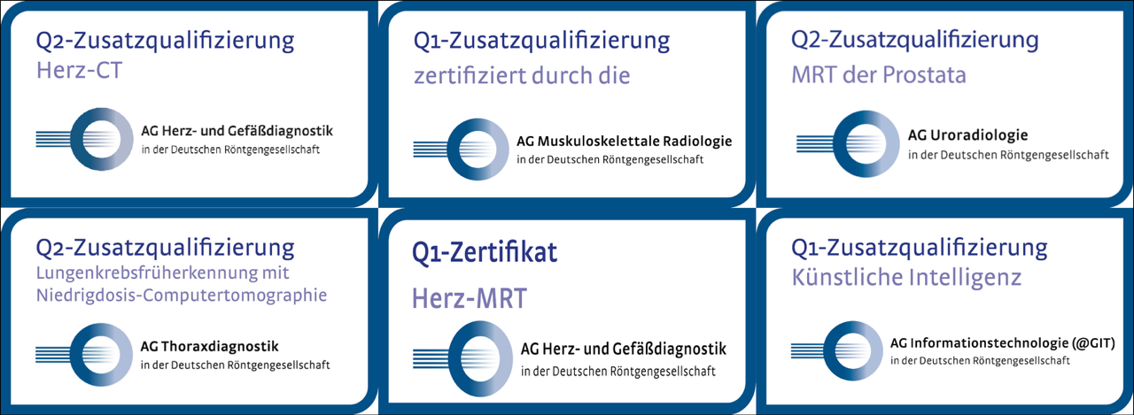 Bild Zertifikate der Radiologie