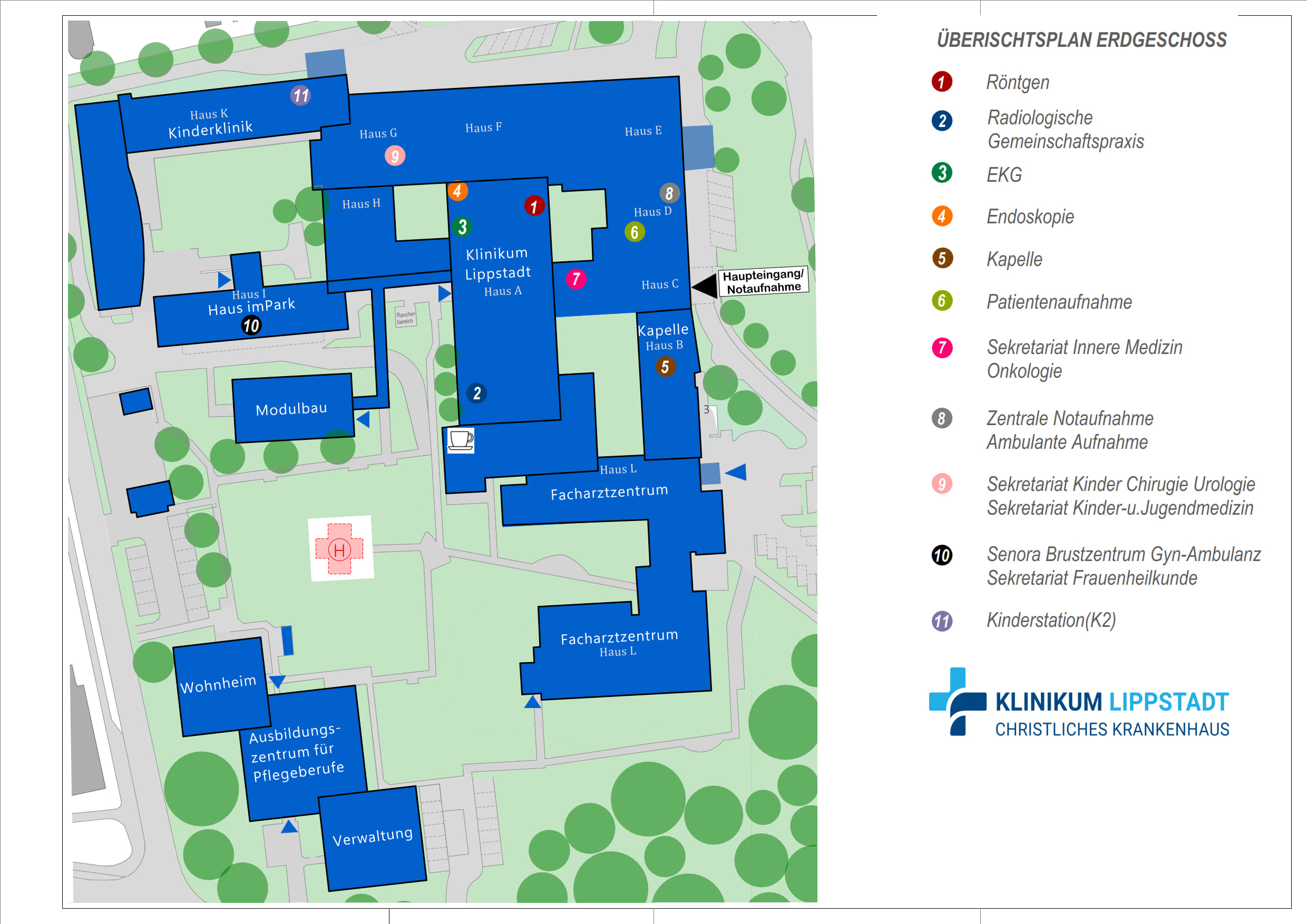 Bild Lageplan Wiedenbrücker Straße Erdgeschoss