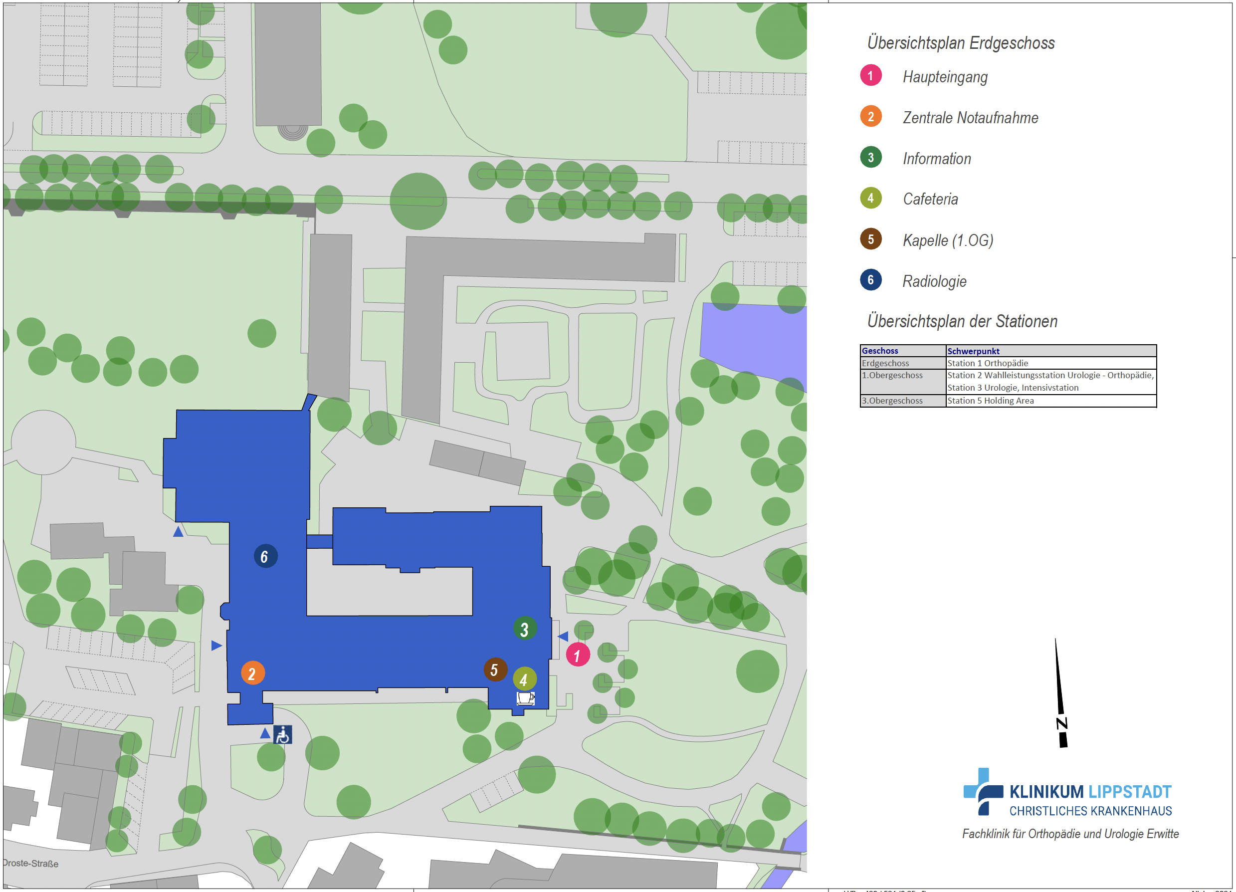 Bild Erwitte Übersichtsplan Gebäude EG