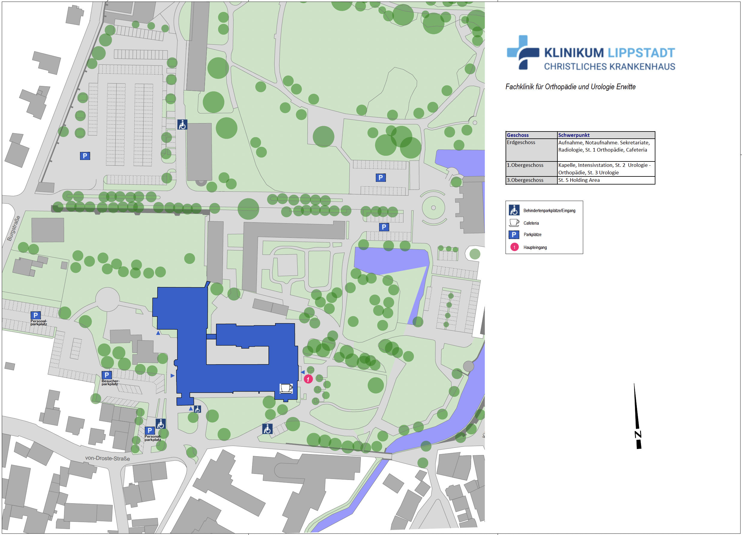 Bild Erwitte Übersichtsplan Gebäude UG
