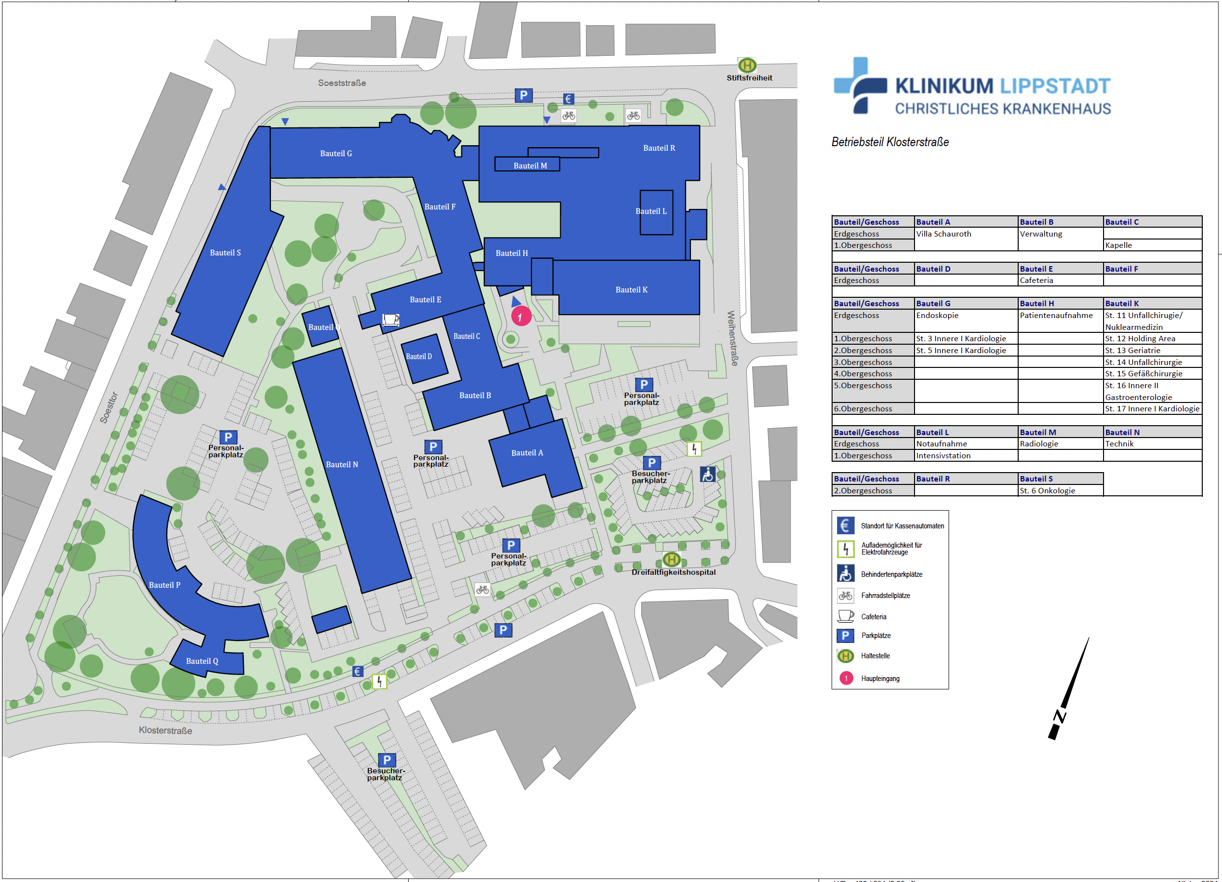 Bild Klosterstraße Übersichtsplan Lageplan