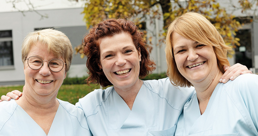 Bild Pflegerinnen der Geriatrie